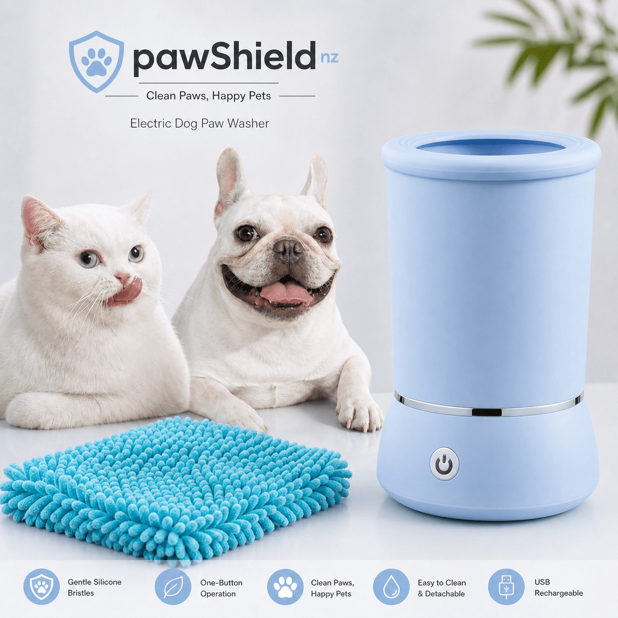 "PawShield™ Automatic Muddy Paw Cleaner" - PawShield NZ