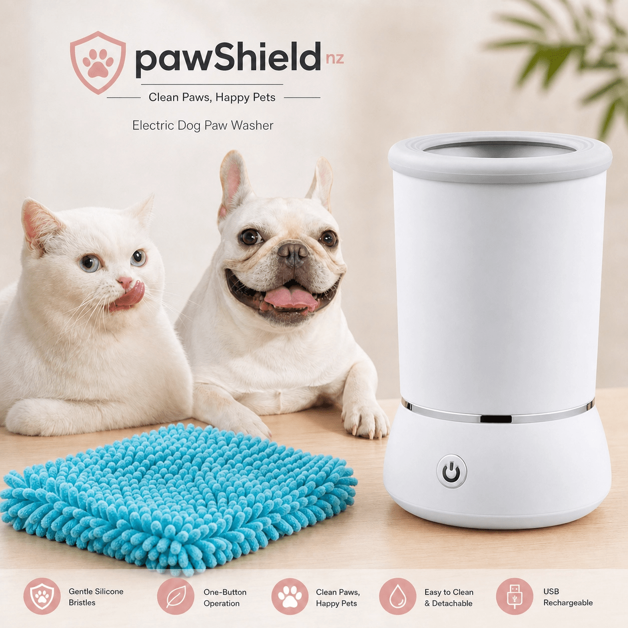"PawShield™ Automatic Muddy Paw Cleaner" - PawShield NZ