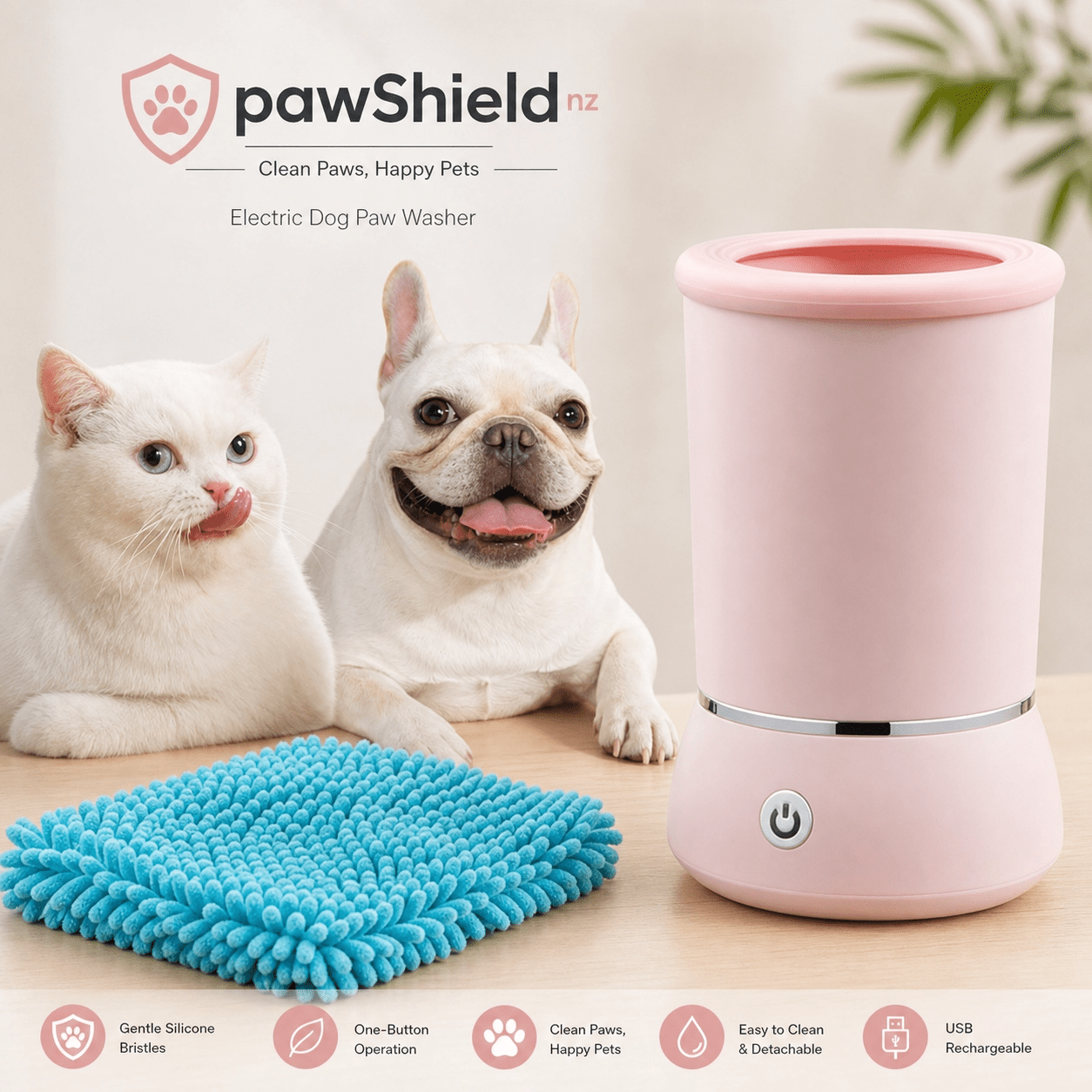 "PawShield™ Automatic Muddy Paw Cleaner" - PawShield NZ
