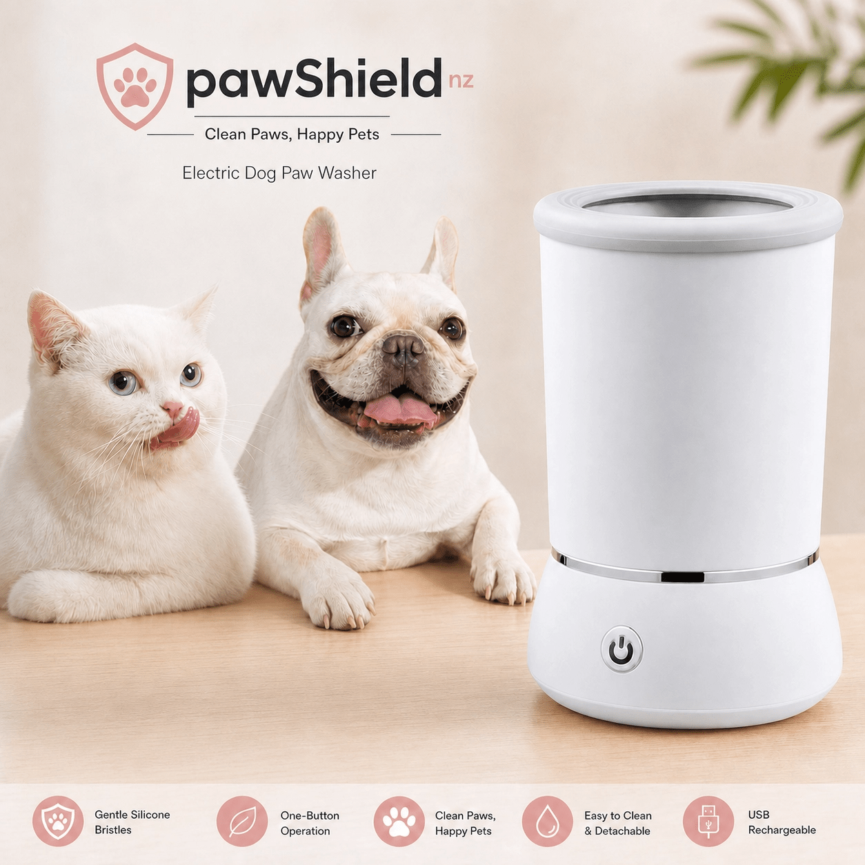 "PawShield™ Automatic Muddy Paw Cleaner" - PawShield NZ