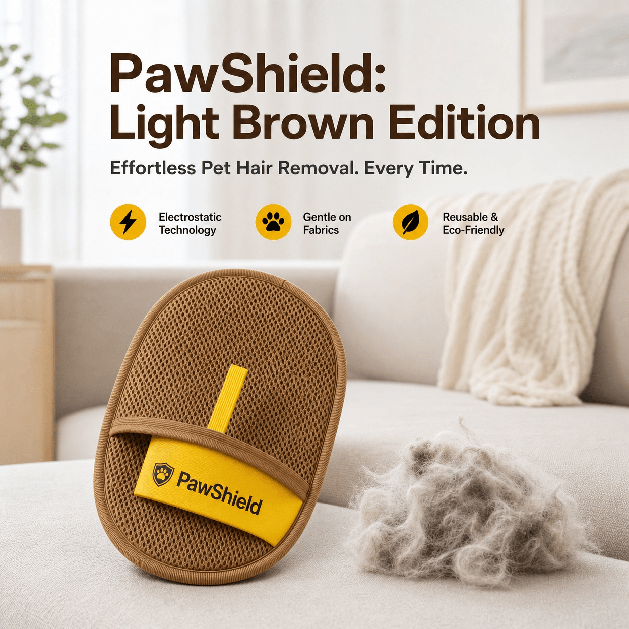 PawShield™ Ultimate Pet Hair Remover Mitt - PawShield NZ