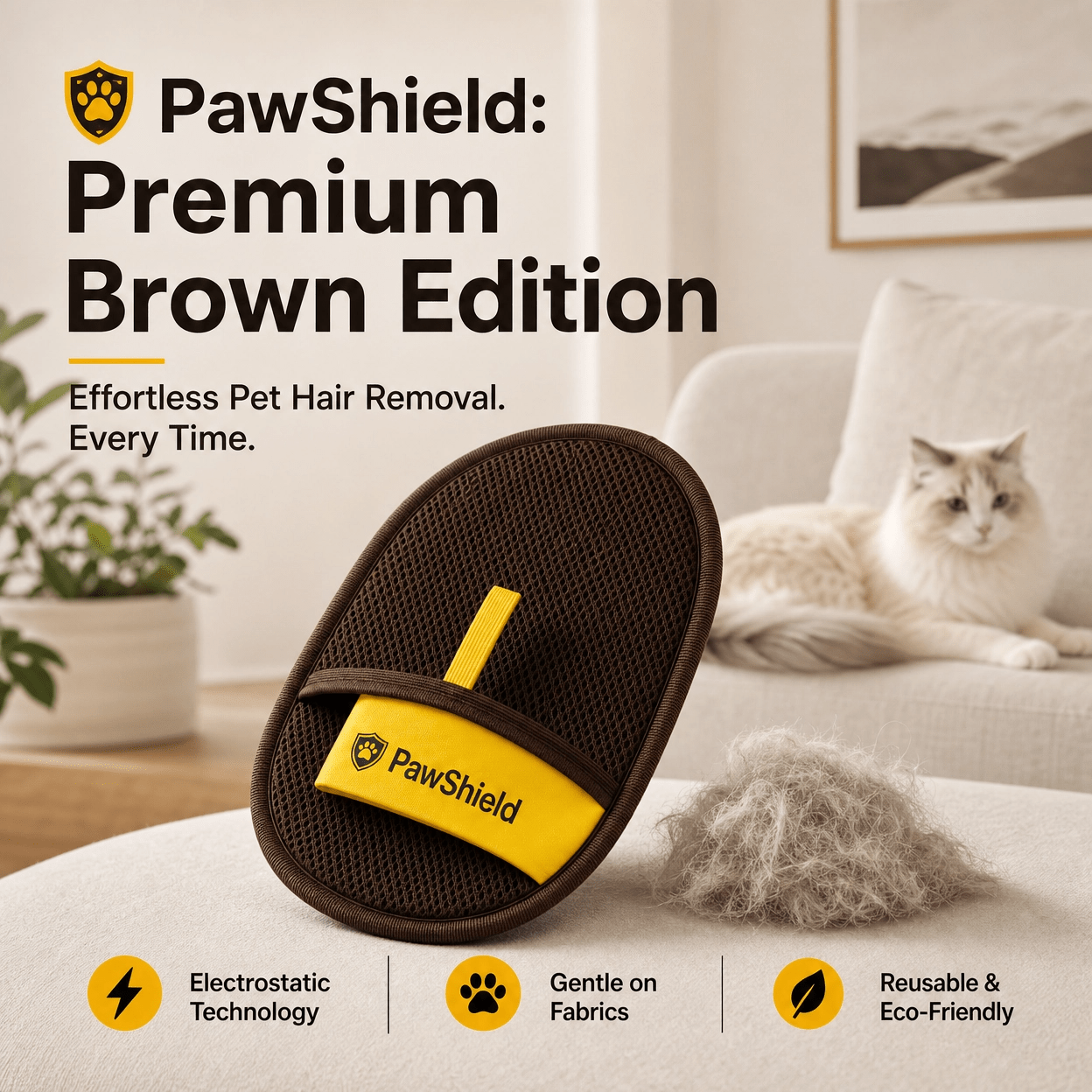 PawShield™ Ultimate Pet Hair Remover Mitt - PawShield NZ